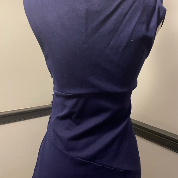 EXPRESS Navy Blue Dress 8 - Picture 4 of 4
